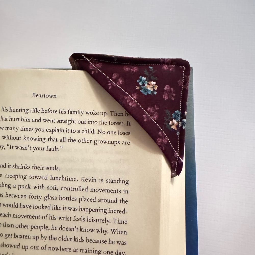 Floral Corner Bookmark